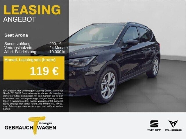 Schwarz Gebraucht 2024 Seat Arona FR SUV | 24.630 € (Etwas zu teuer) - Bild 1/4