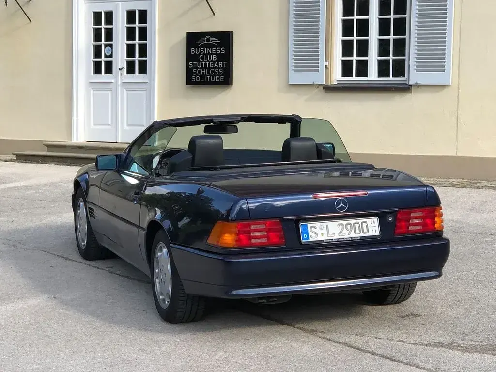 Gebraucht Mercedes SL320 231 PS (169 kW) 1995 Blau Cabrio
