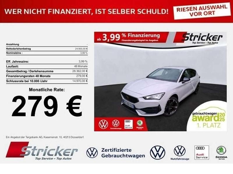 Weiß Gebraucht 2024 Cupra Leon Limousine | 24.949 € (Superpreis) - Bild 1/3
