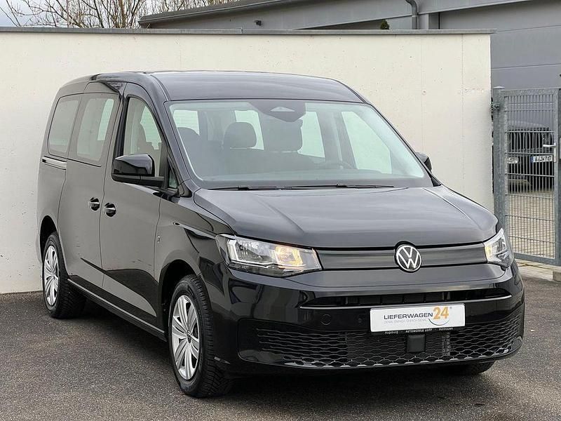 Neu VW Caddy Maxi 122 PS (89 kW) 2025 Deep black perleffekt Van / Kleinbus