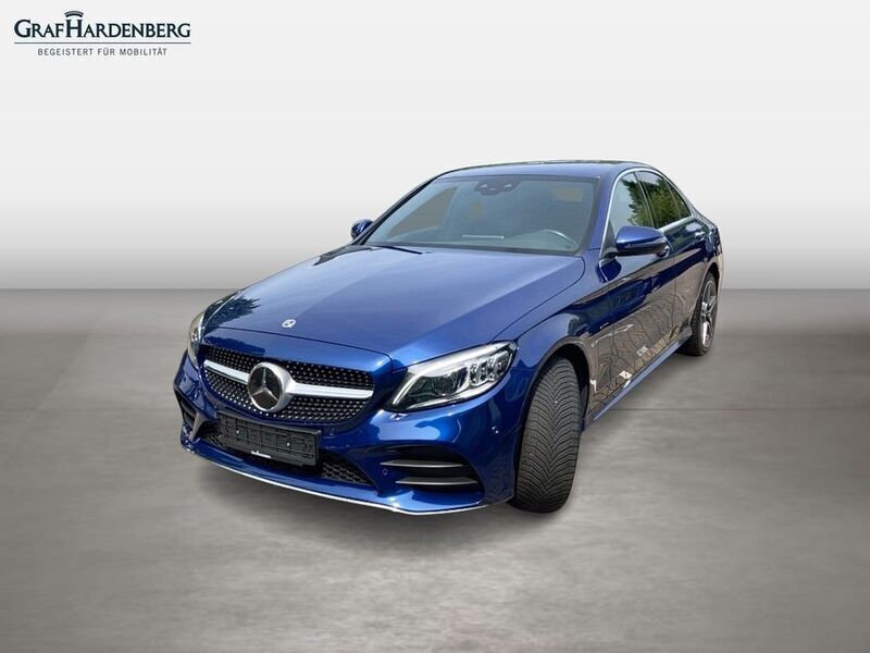 Blau Gebraucht 2020 Mercedes C300e Business Limousine | 28.333 € (Etwas zu teuer) - Bild 1/4