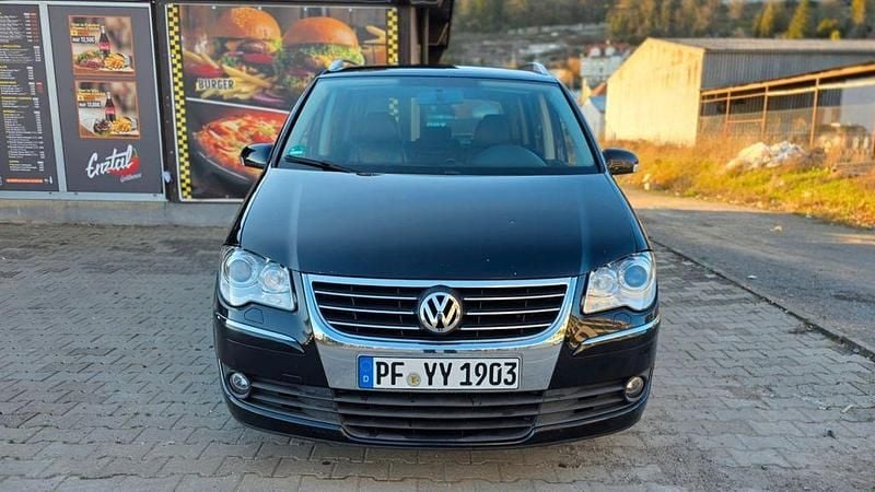 Gebraucht VW Touran Highline 170 PS (125 kW) 2007 Schwarz Van / Kleinbus