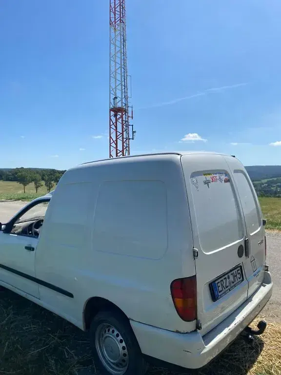 Gebraucht VW Caddy 64 PS (47 kW) 2002 Weiß Van / Kleinbus