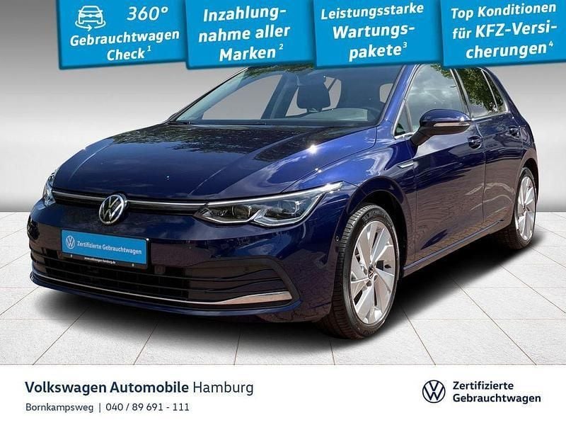 Blau Gebraucht 2020 VW Golf VIII Style Limousine | 23.777 € (Fairer Preis) - Bild 1/3