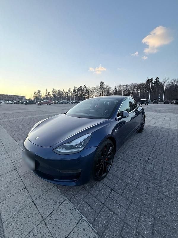 Gebraucht Tesla Model 3 Performance 461 kW (627 PS) 2020 Blau Limousine