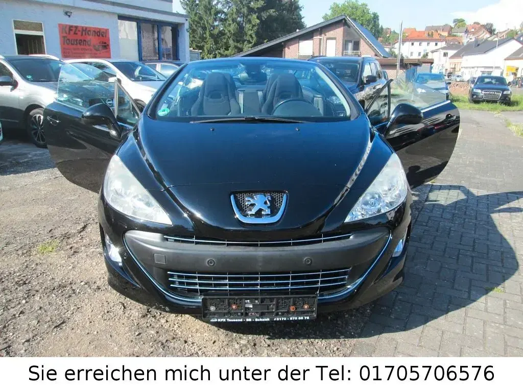 Gebraucht Peugeot 308 CC Premium 120 PS (88 kW) 2009 Schwarz Cabrio