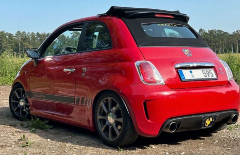 Rot Gebraucht 2013 Abarth 500C Cabrio | 9.999 € (Fairer Preis) - Bild 1/4
