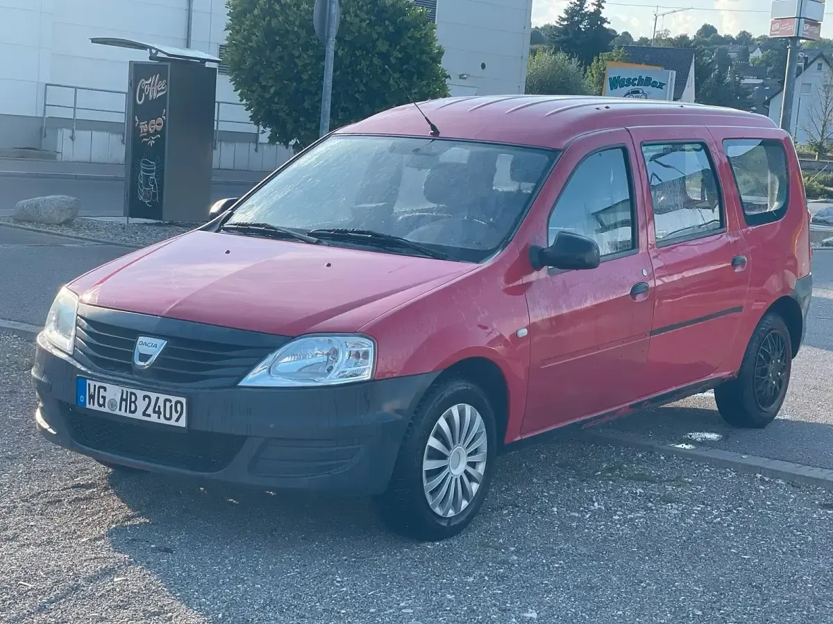 Gebraucht Dacia Logan 75 PS (55 kW) 2009 Rot Van / Kleinbus