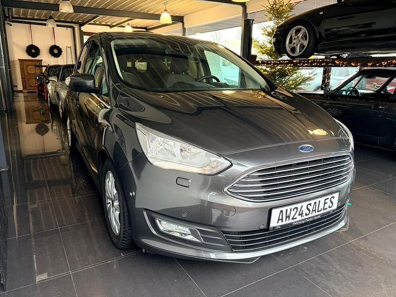 Grau Gebraucht 2019 Ford C-MAX Titanium Van / Kleinbus | 12.895 € (Fairer Preis) - Bild 1/4