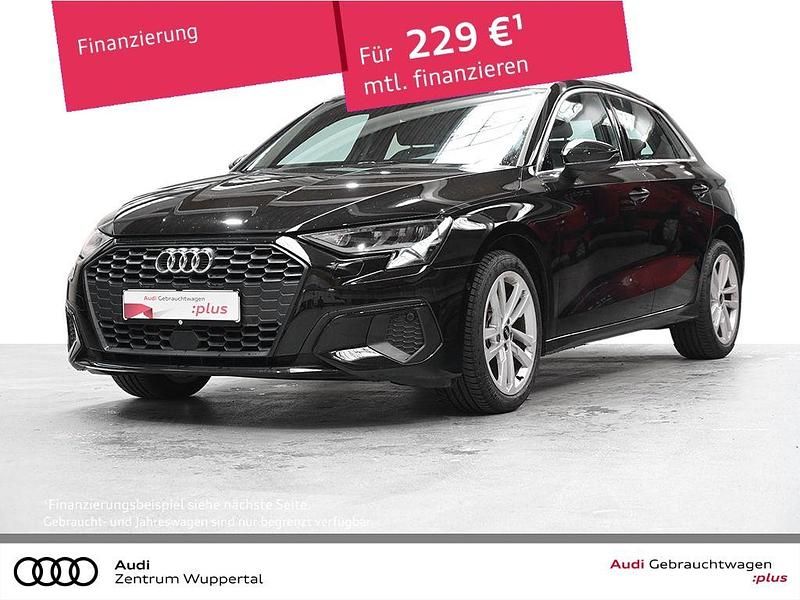 Schwarz Gebraucht 2023 Audi A3 Sportback Basis Limousine | 27.993 € (Fairer Preis) - Bild 1/3