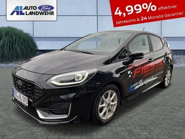 Obsidianschwarz metallic Gebraucht 2022 Ford Fiesta ST-Line Kleinwagen | 19.990 € (Etwas zu teuer) - Bild 1/4