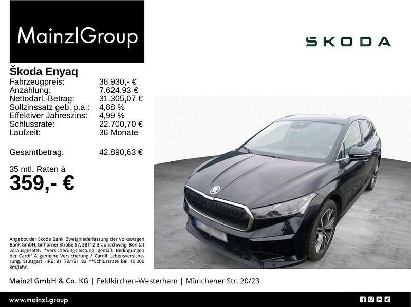 Gebraucht Skoda Enyaq iV Loft 194 kW (265 PS) 2023 Blackmagic perleffekt SUV