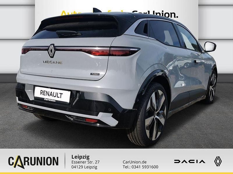 Gebraucht Renault Megane E-Tech Techno 160 kW (218 PS) 2024 Rafalgrau metallic, black pearlschwarz metallic Limousine