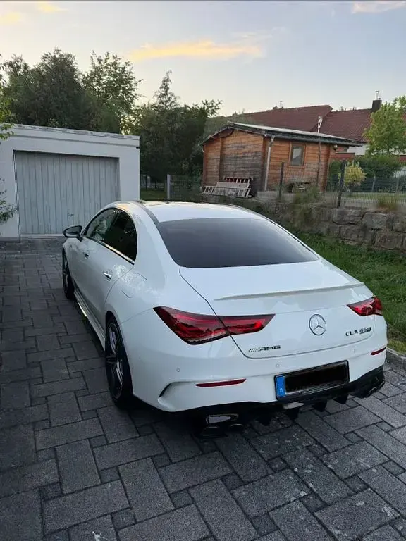 Gebraucht Mercedes CLA45 AMG AMG 421 PS (309 kW) 2022 Weiß Coupé