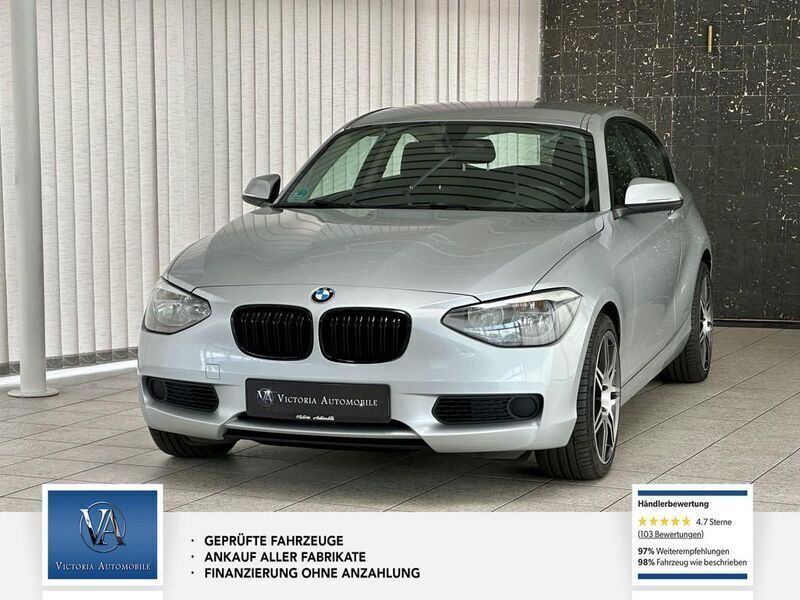 Silber Gebraucht 2013 BMW 118 Sport Line Kleinwagen | 6.990 € (Superpreis) - Bild 1/4