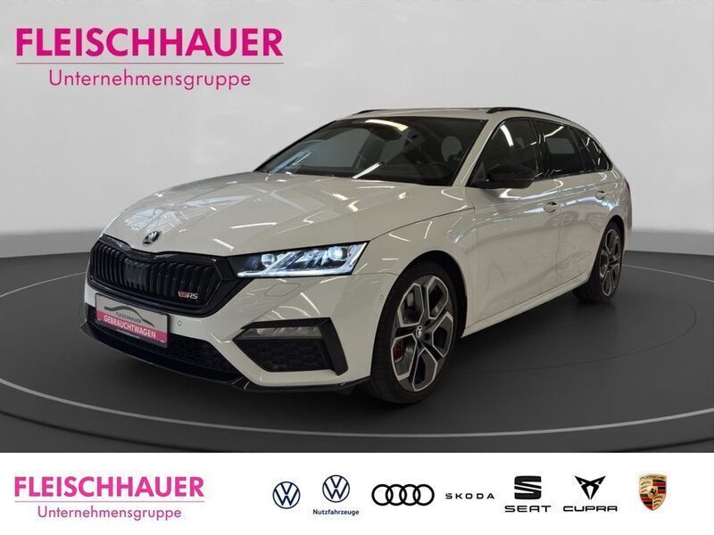 Weiss Gebraucht 2021 Skoda Octavia RS Kombi | 33.490 € (Fairer Preis) - Bild 1/4