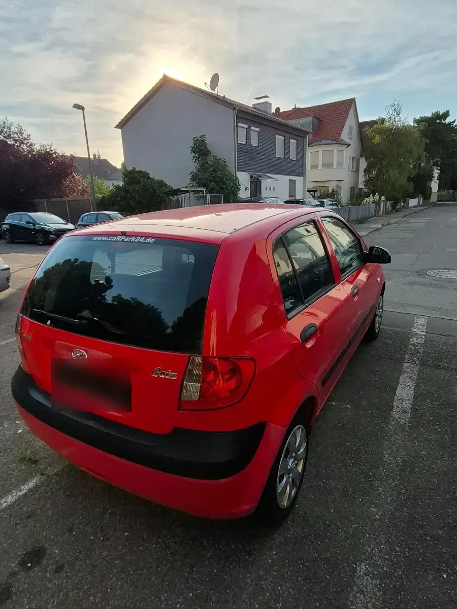 Gebraucht Hyundai Getz 67 PS (49 kW) 2008 Rot Kleinwagen