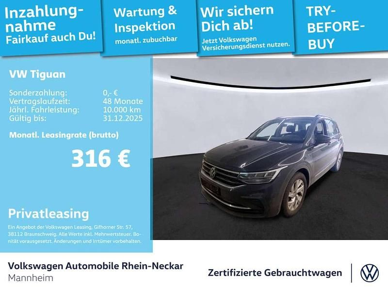 Grau Gebraucht 2023 VW Tiguan Life SUV | 26.991 € (Guter Preis) - Bild 1/3