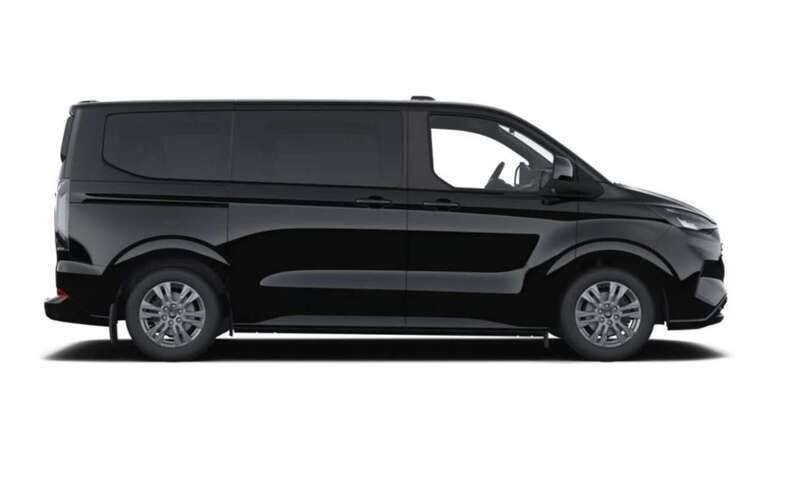Agate black metallic Neu 2024 Ford Tourneo Custom Titanium Van / Kleinbus | 49.419 € (Superpreis) - Bild 1/4