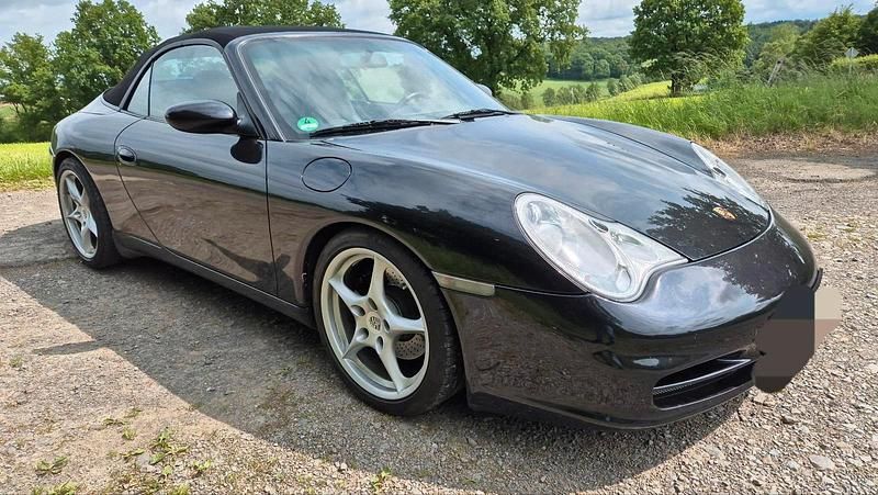 Schwarz Gebraucht 2003 Porsche 911 Carrera Cabriolet Cabrio | 29.900 € (Guter Preis) - Bild 1/4