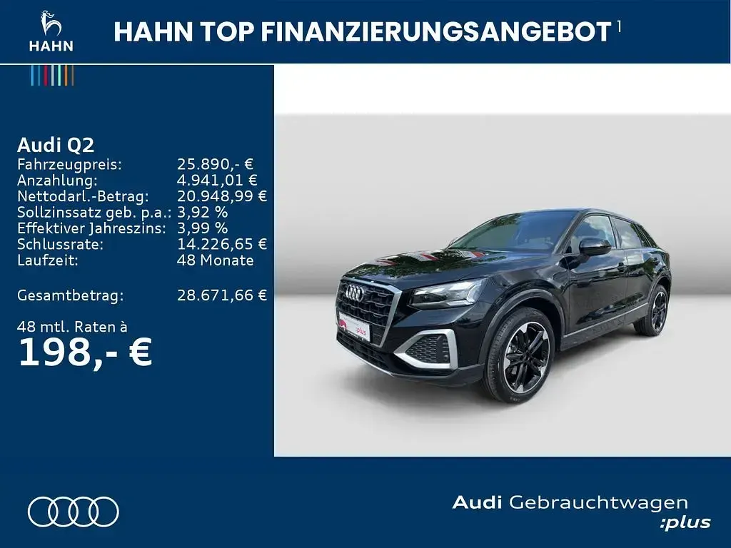 Gebraucht Audi Q2 Advanced 116 PS (85 kW) 2025 Mythosschwarz metallic SUV