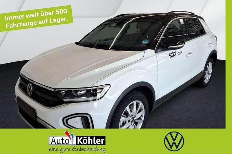 Pure white Gebraucht 2025 VW T-Roc Goal SUV | 30.750 € (Superpreis) - Bild 1/3
