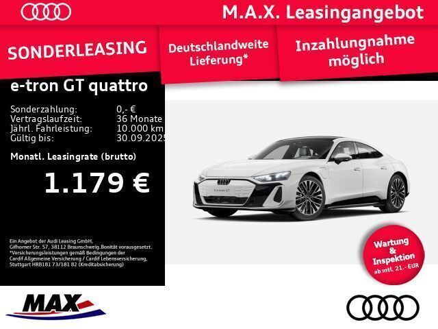 Weiß Neu 2024 Audi e-tron GT quattro Comfort Limousine | 101.980 € (Superpreis) - Bild 1/1