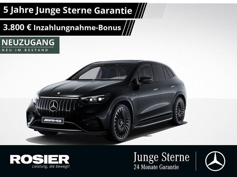 Schwarz / obsidianschwarz Gebraucht 2023 Mercedes EQE AMG 43 Premium Plus SUV | 78.968 € (Superpreis) - Bild 1/4