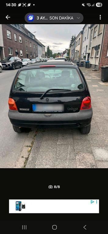 Schwarz Gebraucht 2000 Renault Twingo Kleinwagen | 950 € (Fairer Preis) - Bild 1/4