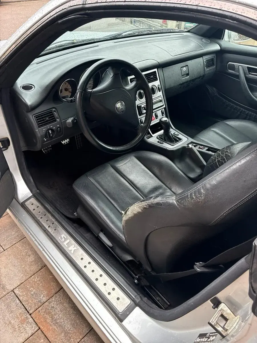 Gebraucht Mercedes SLK200 2001 Silber Cabrio