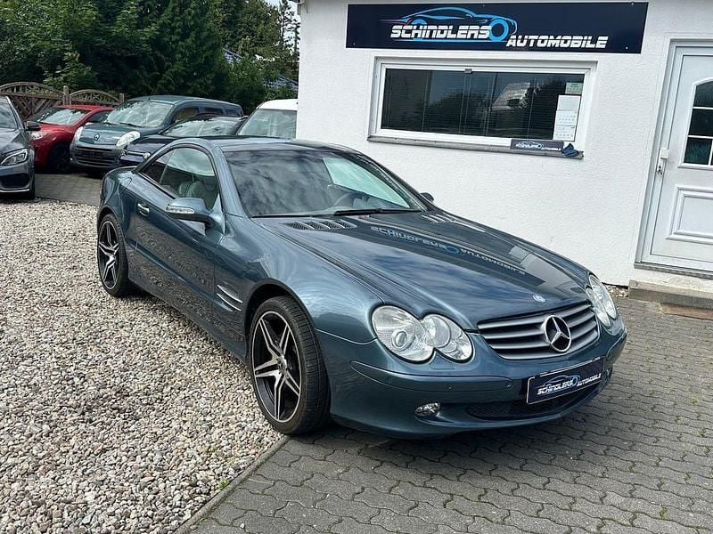 Blau Gebraucht 2003 Mercedes SL500 Cabrio | 18.900 € (Superpreis) - Bild 1/4