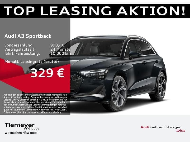 Manhattangrau metallic Gebraucht 2025 Audi A3 Advanced Limousine | 39.930 € (Fairer Preis) - Bild 1/4