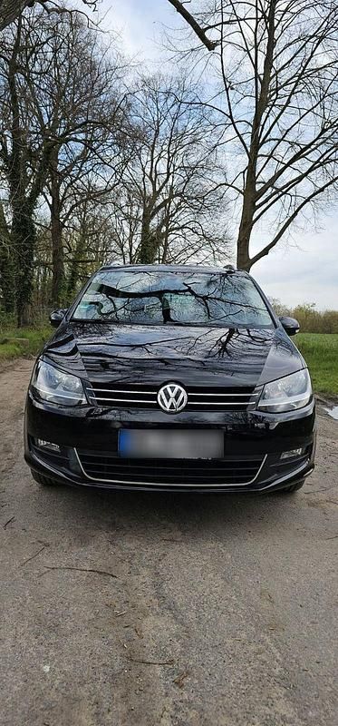 Gebraucht VW Sharan Sound 150 PS (110 kW) 2017 Schwarz Van / Kleinbus