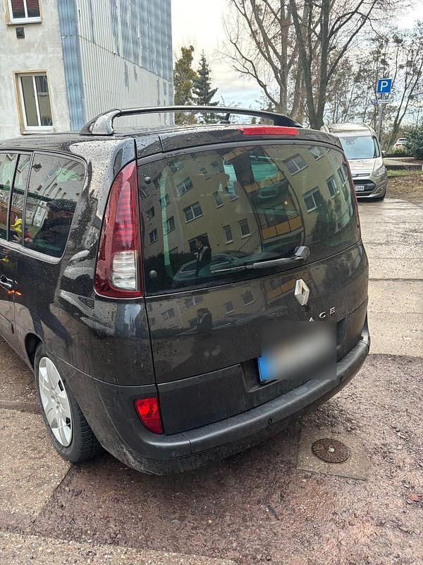 Gebraucht Renault Espace 173 PS (127 kW) 2010 Schwarz Van / Kleinbus