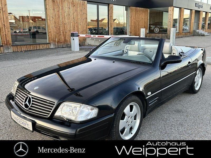 Gebraucht Mercedes SL320 224 PS (164 kW) 2000 Schwarz Cabrio