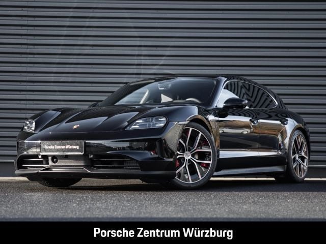 Tiefschwarzmetallic Gebraucht 2024 Porsche Taycan 4S Sport Turismo Limousine | 137.900 € - Bild 1/4