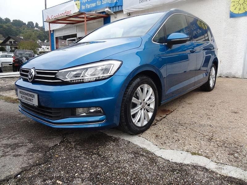 Carribean blue Gebraucht 2016 VW Touran Highline Van / Kleinbus | 16.990 € (Superpreis) - Bild 1/4