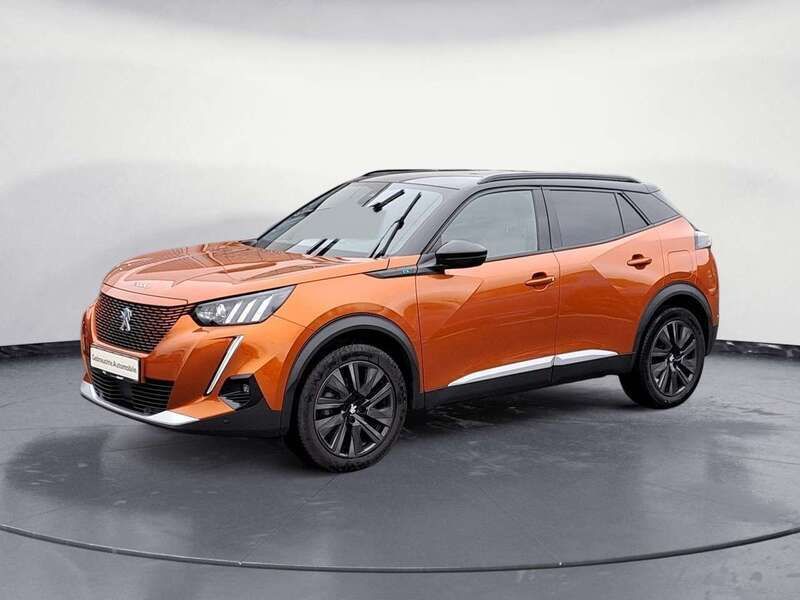 Orange Gebraucht 2021 Peugeot e-2008 GT SUV | 19.220 € (Fairer Preis) - Bild 1/4