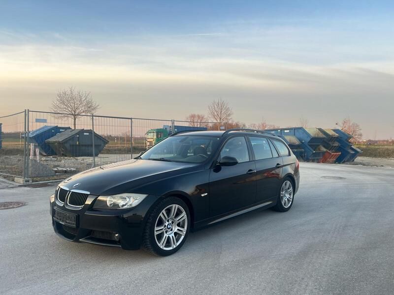 Schwarz Gebraucht 2008 BMW 320 M Sport Kombi | 3.900 € (Superpreis) - Bild 1/4