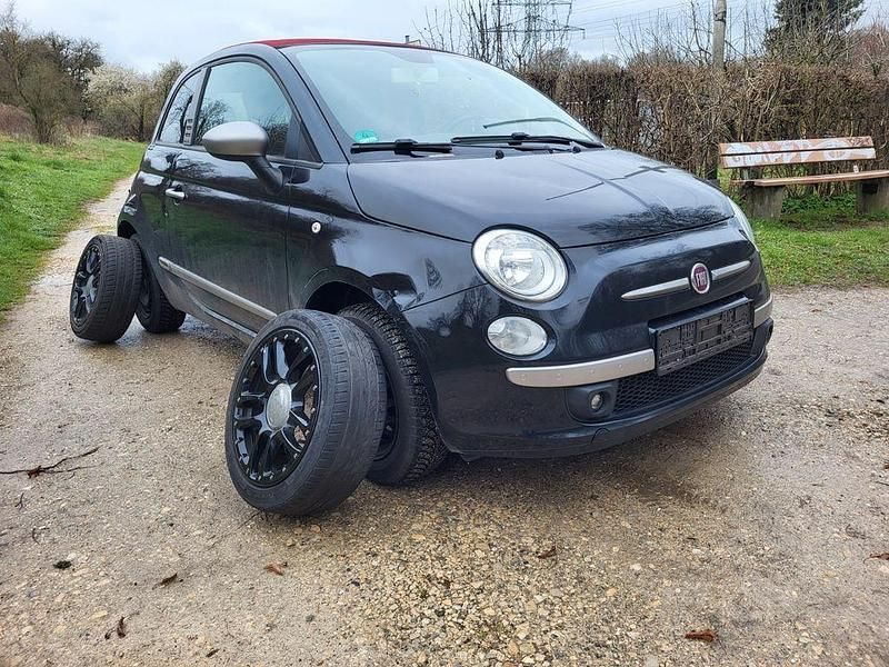 Gebraucht Fiat 500 101 PS (74 kW) 2011 Schwarz Cabrio
