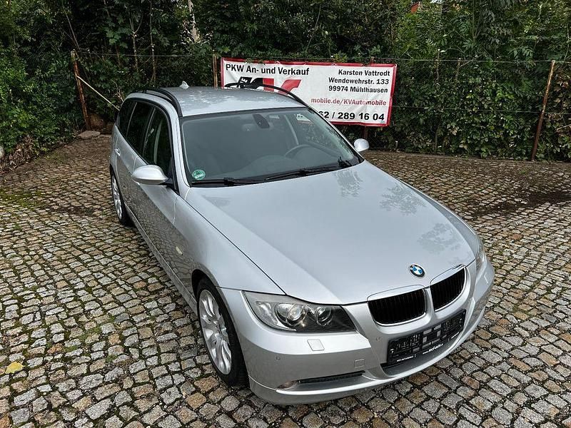 Silber Gebraucht 2008 BMW 320 Advantage Kombi | 7.999 € (Teuer) - Bild 1/4