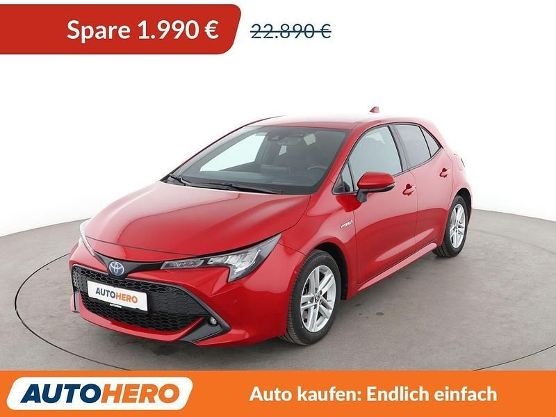 Rot Gebraucht 2021 Toyota Corolla Limousine | 20.460 € (Superpreis) - Bild 1/3