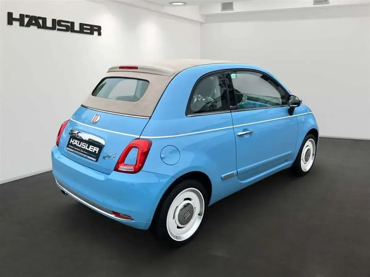 Gebraucht Fiat 500C 69 PS (50 kW) 2018 Blau Cabrio