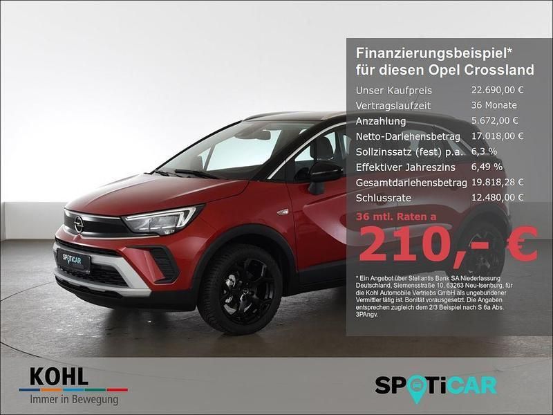 Rot Gebraucht 2023 Opel Crossland Elegance SUV | 22.690 € (Fairer Preis) - Bild 1/4