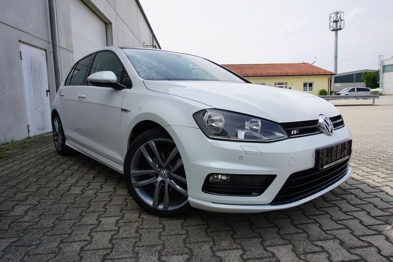 Oryxweiß perlmutteffekt Gebraucht 2015 VW Golf VII R-line Limousine | 13.995 € (Fairer Preis) - Bild 1/4