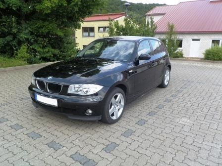 Gebraucht BMW 116 116 PS (85 kW) 2006 Schwarz metallic Kleinwagen