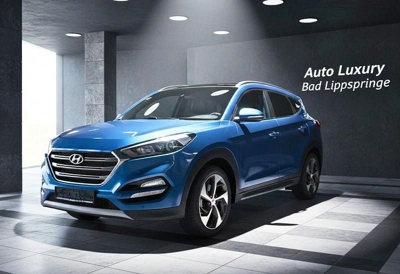 Blau Gebraucht 2018 Hyundai Tucson Style SUV | 16.200 € (Superpreis) - Bild 1/4