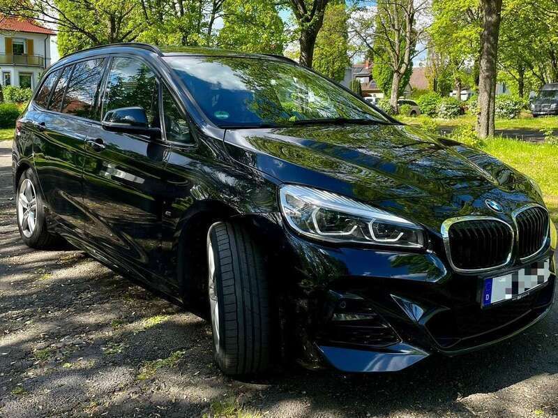 Schwarz Gebraucht 2021 BMW 218 Gran Tourer M Sport Van / Kleinbus | 22.000 € (Fairer Preis) - Bild 1/4