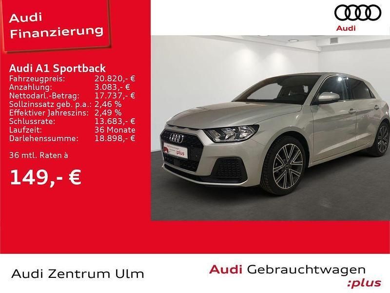 Tausilber metallic Gebraucht 2024 Audi A1 Sportback Advanced Plus Kleinwagen | 20.820 € (Superpreis) - Bild 1/4