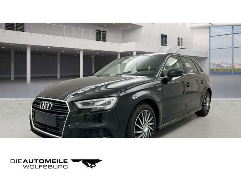 Mythosschwarz metallic Gebraucht 2019 Audi A3 S-Line Limousine | 18.990 € (Superpreis) - Bild 1/4